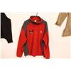 Image 3 : The North Face Fleece (size xxl) - Urban Heritage Hoodie (size m) - Scarf w/Wolf Head Outline