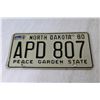 Image 3 : 1980 North Dakota License Plate