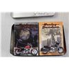 Image 2 : (2) Packs Harley-Davidson Playing Cards - As Is, Assorted Salt and Pepper Shakers and Mini Liquor Bo