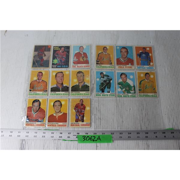 Assorted OPC 1970-71 NHL Trading Cards