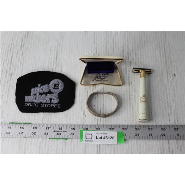 Safety Razor, Patch, Jewelry Case