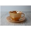 Image 2 : Fire King Peach Luster Tea Cup and Saucer