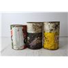 Image 2 : (3) Vintage Oil Tins - Shell, Castrol
