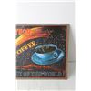 Image 2 : Meteor Coffee Tin Sign - 12" x 15"