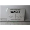 Image 1 : National Defence Firing Range Danger Sign - 12" x 16"