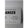 Image 2 : National Defence Firing Range Danger Sign - 12" x 16"