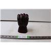 Image 1 : "Black Power" Teak Carved Ornament