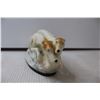 Image 2 : Art Deco Porcelain Dogs - Tip of Tail Missing on One Dog