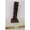 Image 1 : Totem Pole Hand Carved 14" Signed Dave Williams