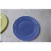 Image 2 : Childrens Tea Service (4) Plates, (3) Saucers, (1) cup Depression Glass - Moderntone