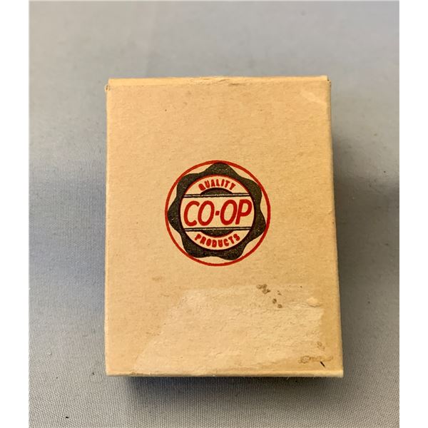 Co-op Vintage Gas Pump Salt & Pepper Shakers in Original Box