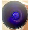 Image 5 : Fenton Carnival Glass Cobalt Blue Butterfly & Fern Tumbler - Rare, Circa 1907