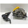 Image 1 : Skil Classic 1/2" Drill (Model 6345) & Dewalt 7.25" Circular Saw w/ Electric Brake