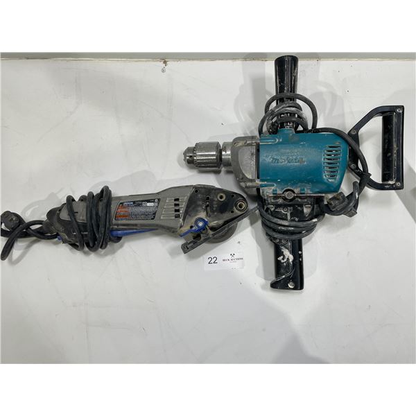 Makita 1/2" Reversible Drill 6013BR & Dremel Saw-Max