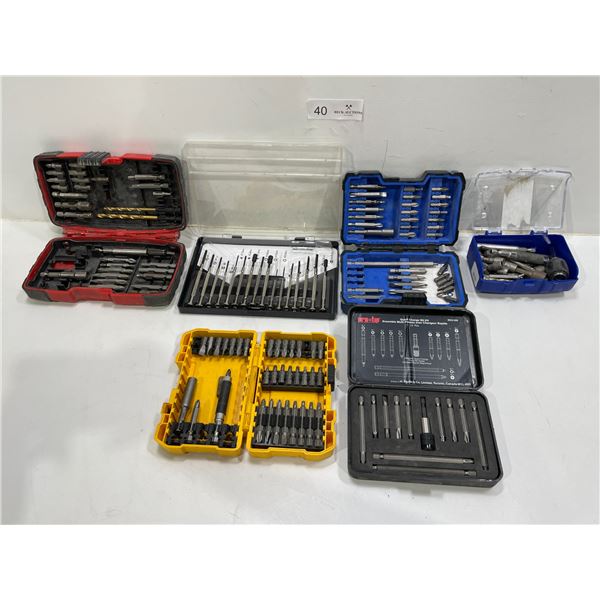 Large Assortment Of Miscellaneous Drill Bits
