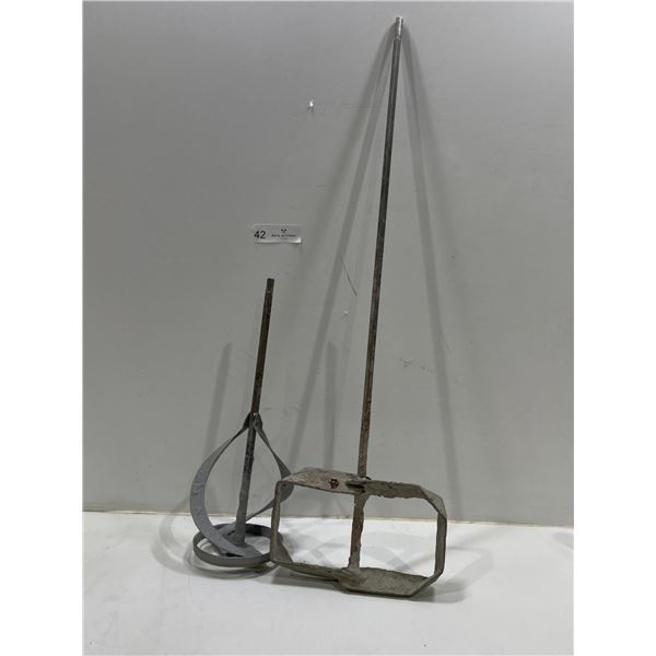 2 Paint Mixer Attachments