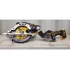 LOT OF 2 - DEWALT 20 VOLT 6 1/2 INCH CIRCULAR SAW & 3 INCH CUT OFF TOOL