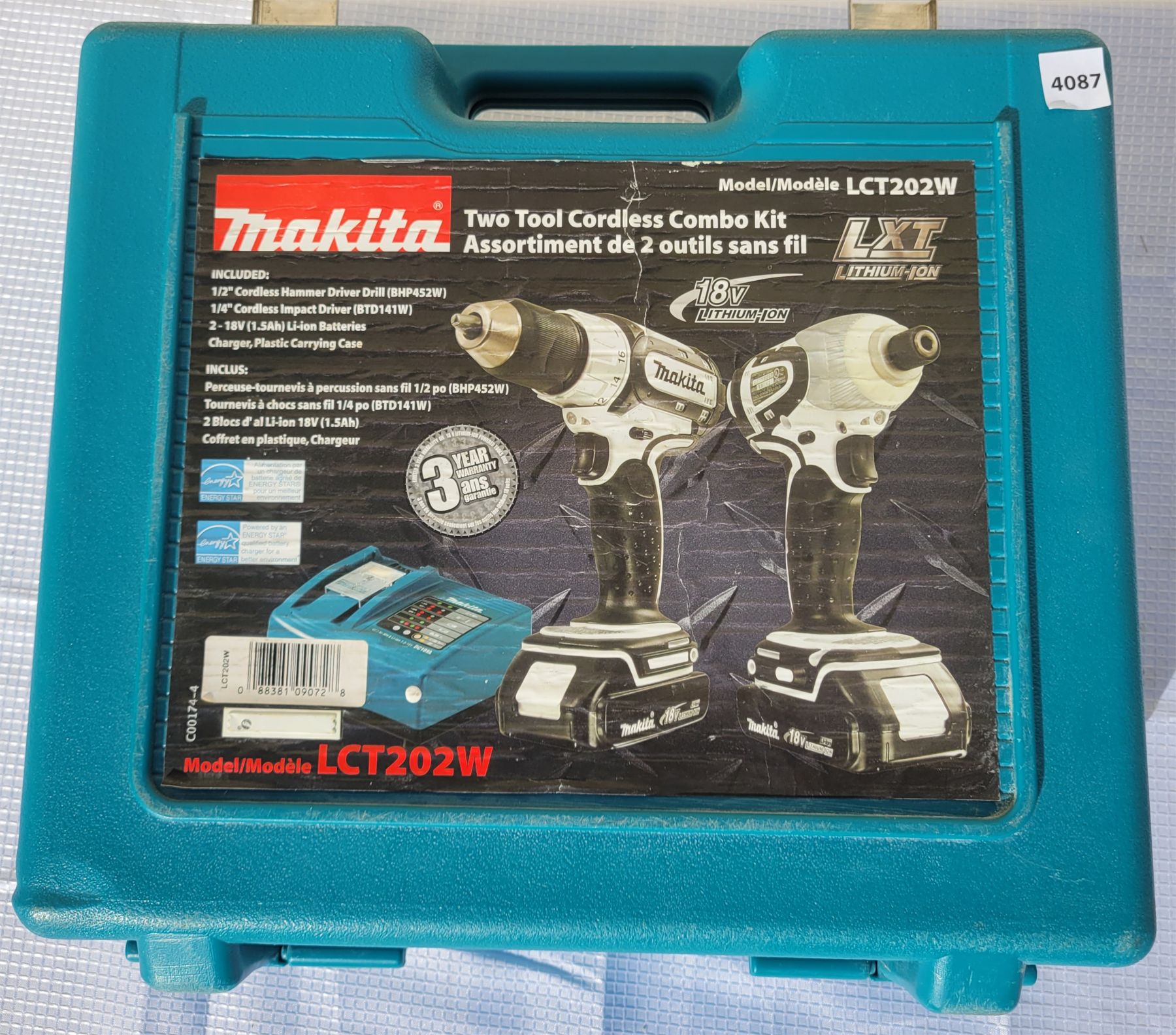 Two Tools MAKITA CORDLESS TWO TOOL COMBO KIT - HAMMER & IMPACT DRIVERS - Kidd ...