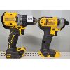 Image 2 : LOT OF 2 - DEWALT 20V 1/4IN IMPACT DRIVER AND 1/2IN DRILL DRIVER