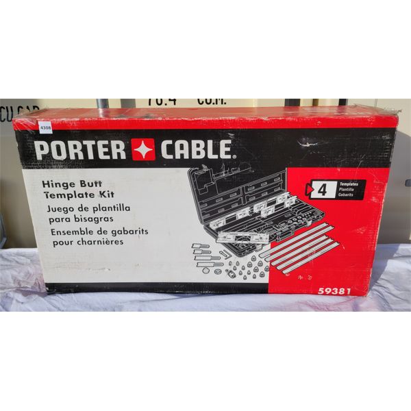 PORTER CABLE HINGE BUTT TEMPLATE KIT