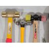 Image 2 : LOT OF 6 - MASTERALL BALLPEEN HAMMERS & WORK LIGHT ETC