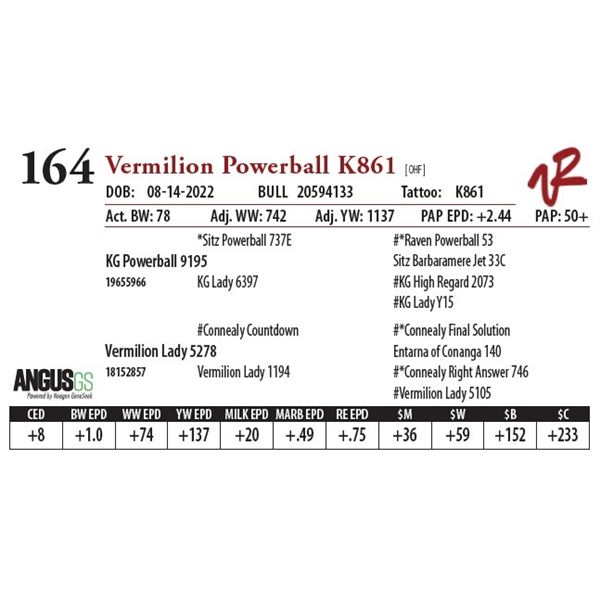 VERMILION POWERBALL K861