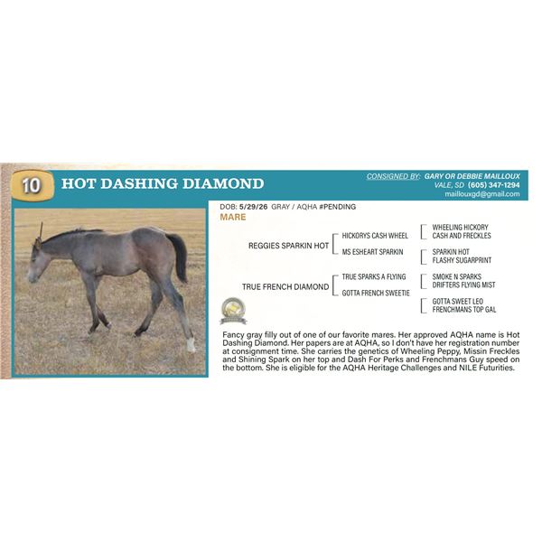 Hot Dashing Diamond