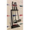 Image 1 : Custom Handcrafted 3-Piece Fire Poker Set w/Stand