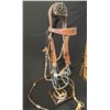 Image 2 : LIVE AUCTION ITEM - Bit, Reins and Headstall with stand