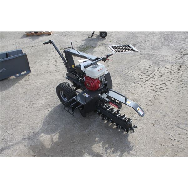 Unknown 18" walkbehind trencher, Honda 196cc