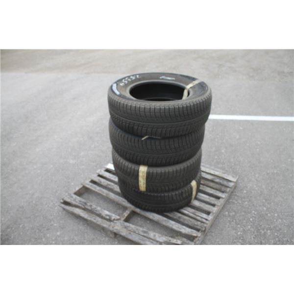 Michelin set of 4, 225/65R-16, X-Ice snow tires, used