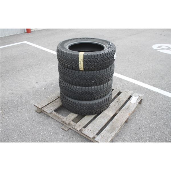 GoodYear set of 4, 215/65R-17 ultra grip snow tires, used