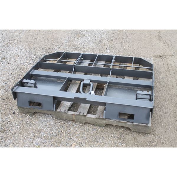 Unknown pallet fork back, less forks, skidsteer QT