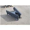 Image 2 : Unknown 4' hydraulic angle blade, skidsteer quick tach