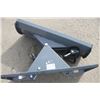 Image 4 : Unknown 4' hydraulic angle blade, skidsteer quick tach
