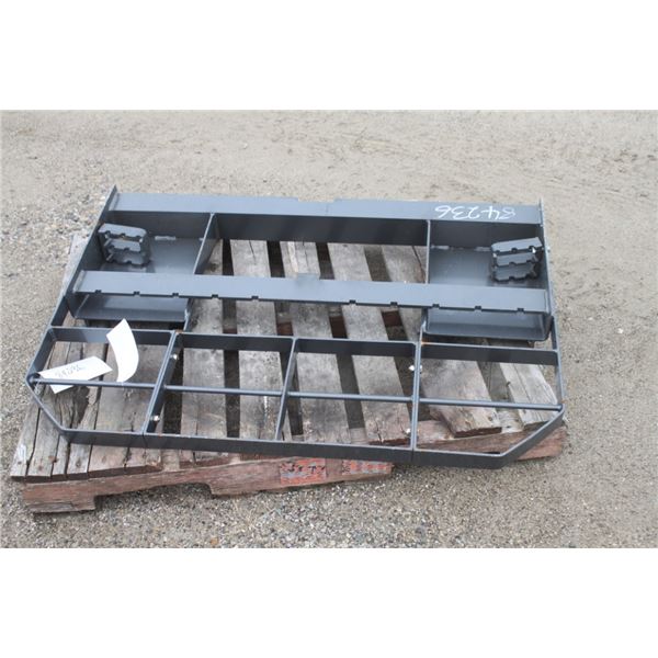 Unknown 2200Lb pallet fork back, less forks, skidsteer QT