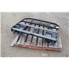 Image 3 : Unknown 2200Lb pallet fork back, less forks, skidsteer QT