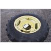 Image 4 : JD pair of 12.4-24 tires on rims