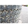 Image 5 : Unknown set of 4- 11R22.5 tires on rims, used