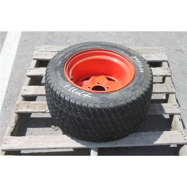 Unknown one, 24x12-14 tire on Kubota lawnmower rim, 95% tread