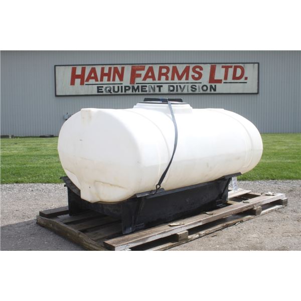 Unknown 300 gallon poly tank and stand