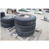Image 3 : Goodyear set of 3, 10.00-20 tire and rims