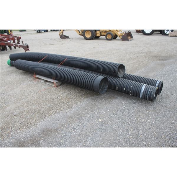 Unknown 3- sections of 10" tile, 1- section of 12" tile