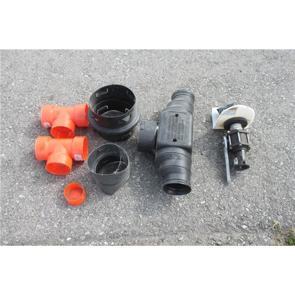 selection of field tile fittings