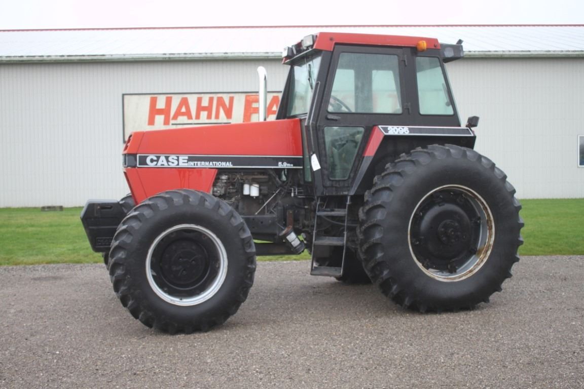 Case/Int 2096 4wd tractor, cab, air, 20.8R38, 2 remotes, 12 front ...