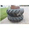 Image 1 : Goodyear set of 2, 20.8x38 T-rail duals, 50%, hardware