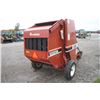 Image 6 : Hesston 530 4x4 round baler, manual tie, tie crowder wheels