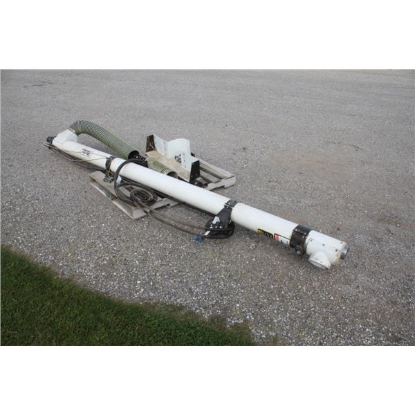 Market 12' seed auger, with wagon mount