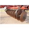 Image 12 : Case/Int 4200 12' tandem axle soil finisher, 3 bar coil tine harrow, hyd gang adjust