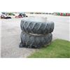Image 3 : Firestone pair of 2, 20.8-38 T_Rail snap on duals, hardware